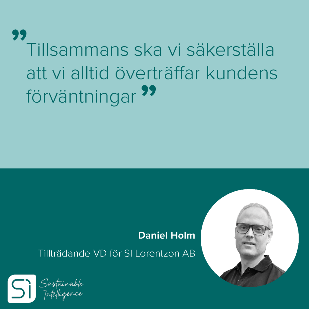 Daniel Holm tillträdande VD
